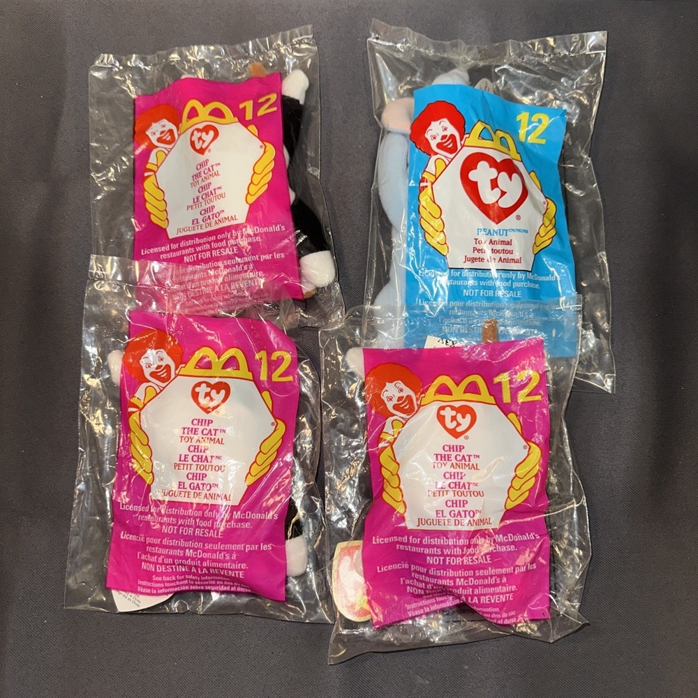 Lot Of 90+ Ty McDonalds Beanie Babies 1999 2000 NEW Unopened + Happy Meal Bags - Picture 13 of 16